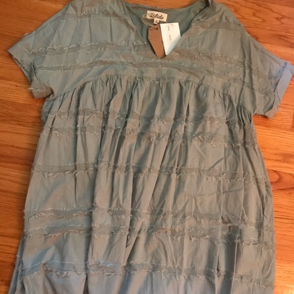 Sage Midi Dress - Size L - Picture 1 of 5
